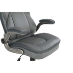 Fauteuil de bureau de direction en cuir contrecollé