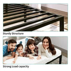 Modernes Metallplattformbettgestell in King-Size