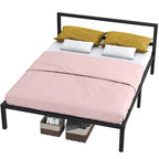 Modernes Metallplattformbettgestell in King-Size