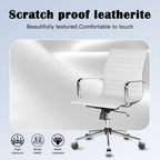 Ribbed Computer Office Chair Swivel Lift tilt function Ergonomic Premium Leather Desk Armchair