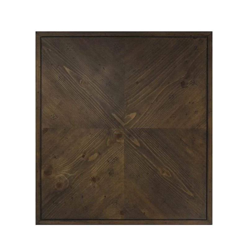 Nutmeg Brown Cedar End Table for Living Room
