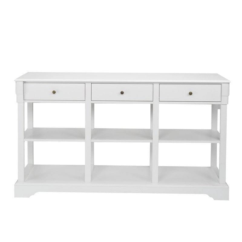 Console Table with Ample Storage for Entryway Living Room