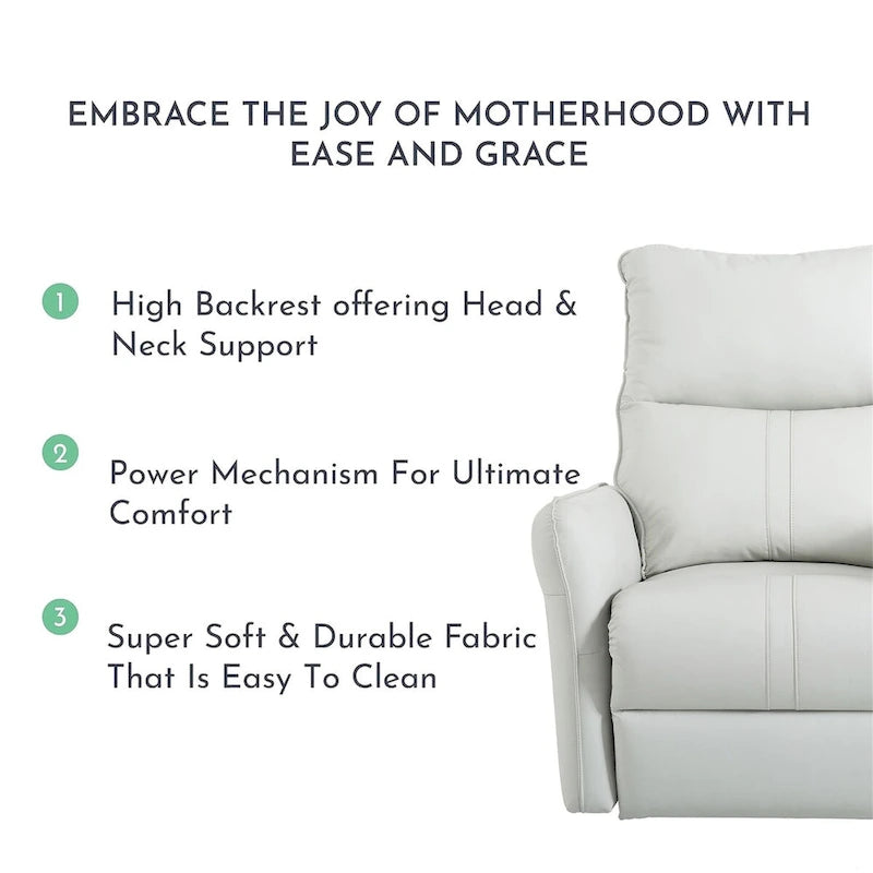 270 Power Swivel Rocker Recliner Chair with USB Ports