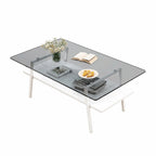 Table basse rectangulaire de 38.58 pouces au design moderne