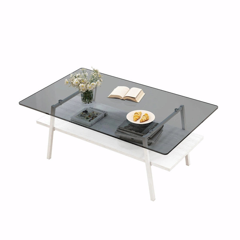 38.58 Rectangle Coffee Table with Modern Design