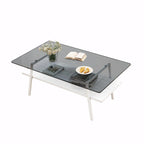 Table basse rectangulaire de 38.58 pouces au design moderne