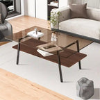 Table basse rectangulaire de 38.58 pouces au design moderne