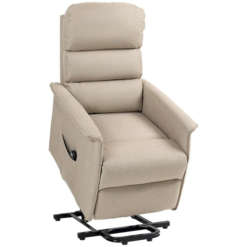 Power Lift Recliner Chair for Elderly, Easy Assembly, Fabric Lift Chair with Remote Control